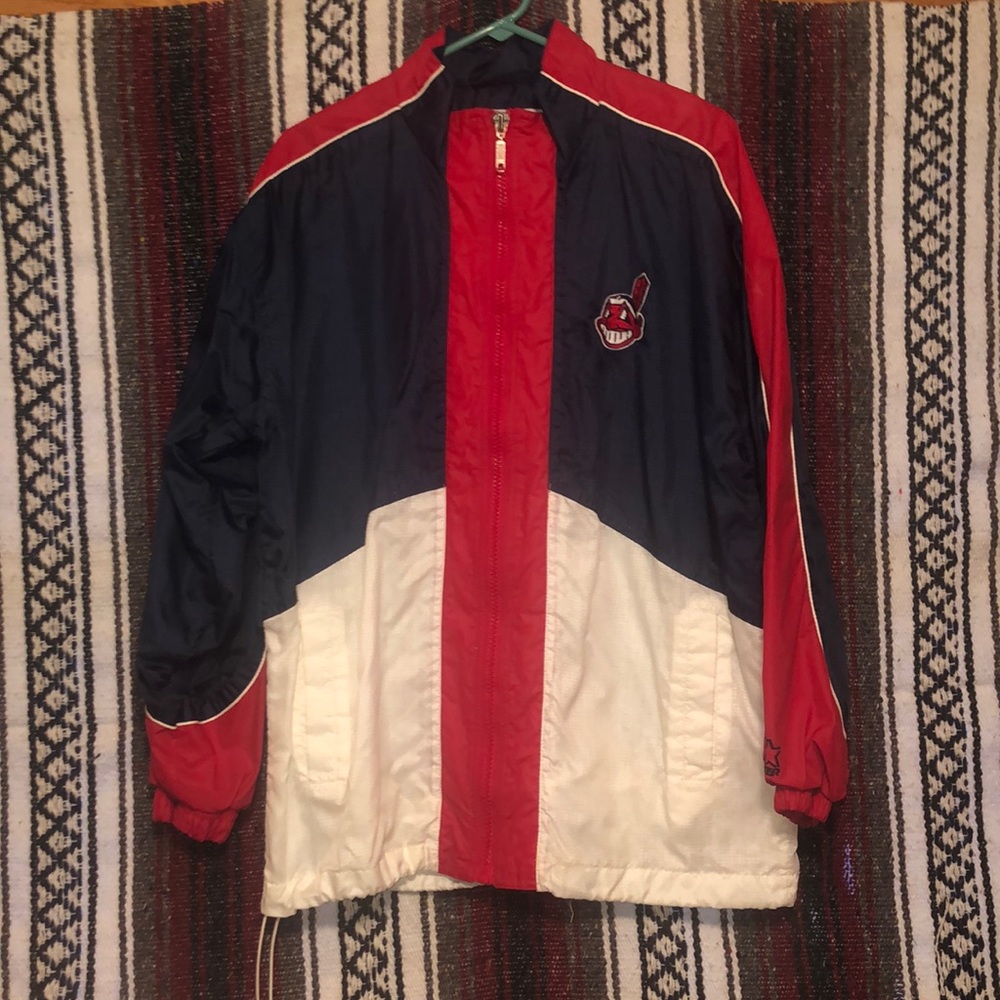Vintage Cleavland Indians windbreaker